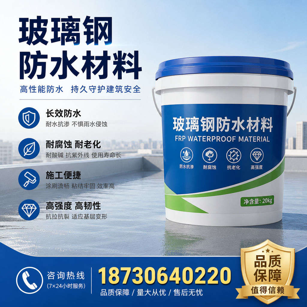 专家解析:玻璃钢防水材料的市场前景分析在 吴忠